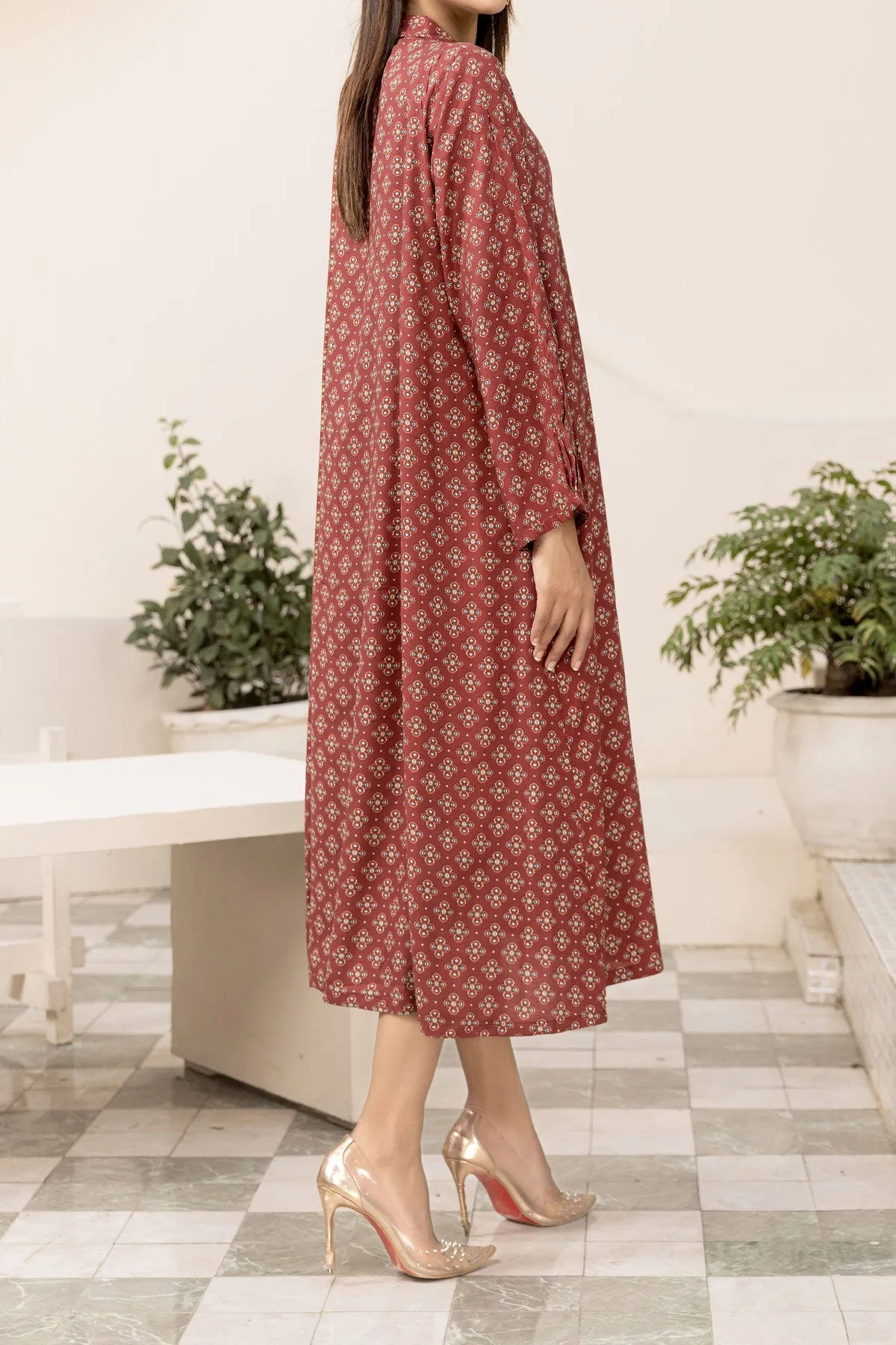 1PIECE DIGITAL PRINT LINEN KURTA  |  DPLK-71