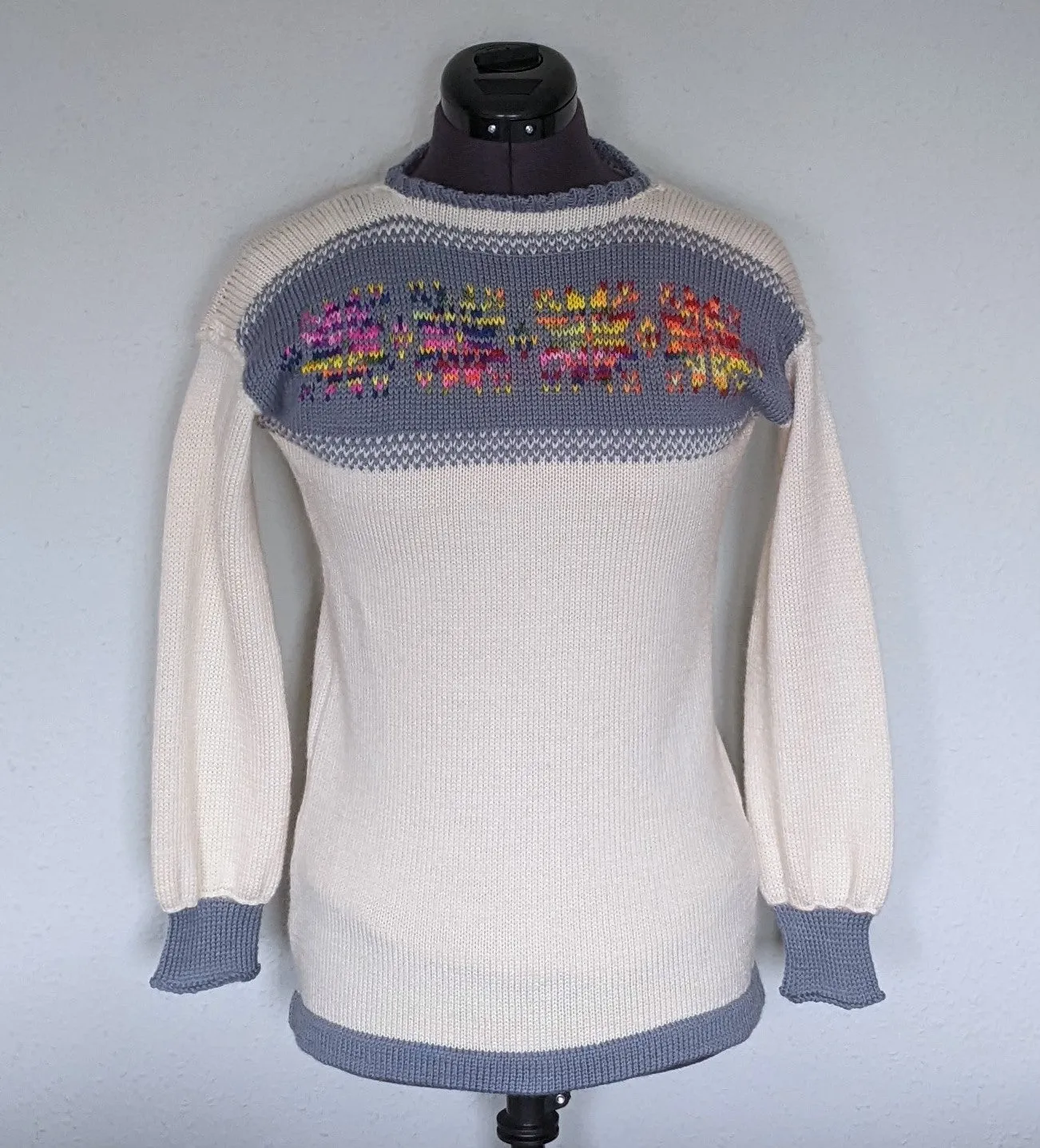 Adults The 'Rainbow Snowflake' Merino Jumper