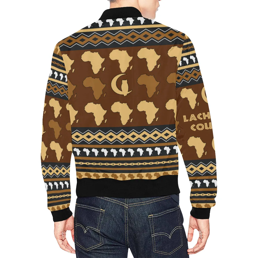 Afrika Ornement Bomber Jacket for Men