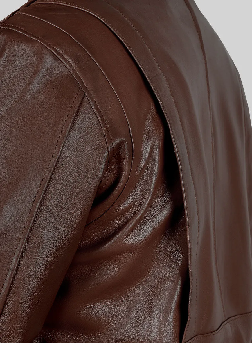 Airvoyant Bomber Leather Jacket