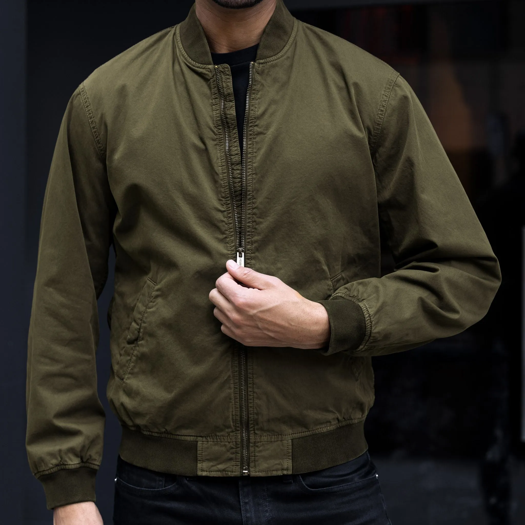 Alpha M Bomber | Army Green