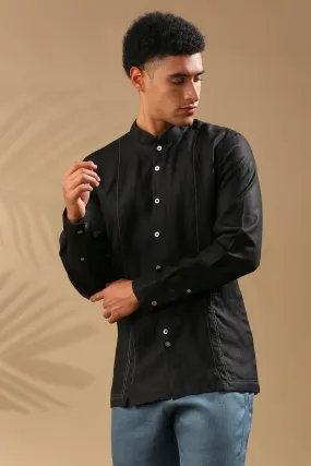 Baobab Bomber Shirt - Black