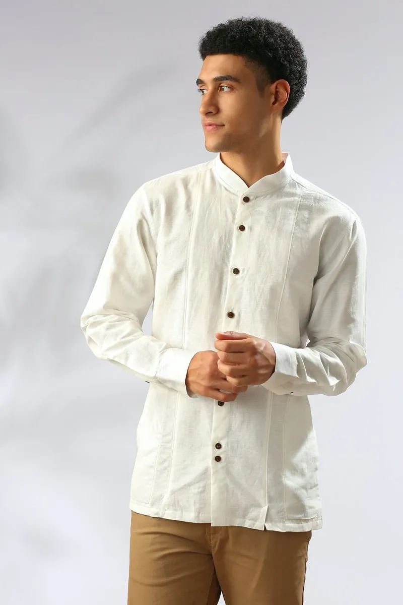 Baobab Bomber Shirt - White