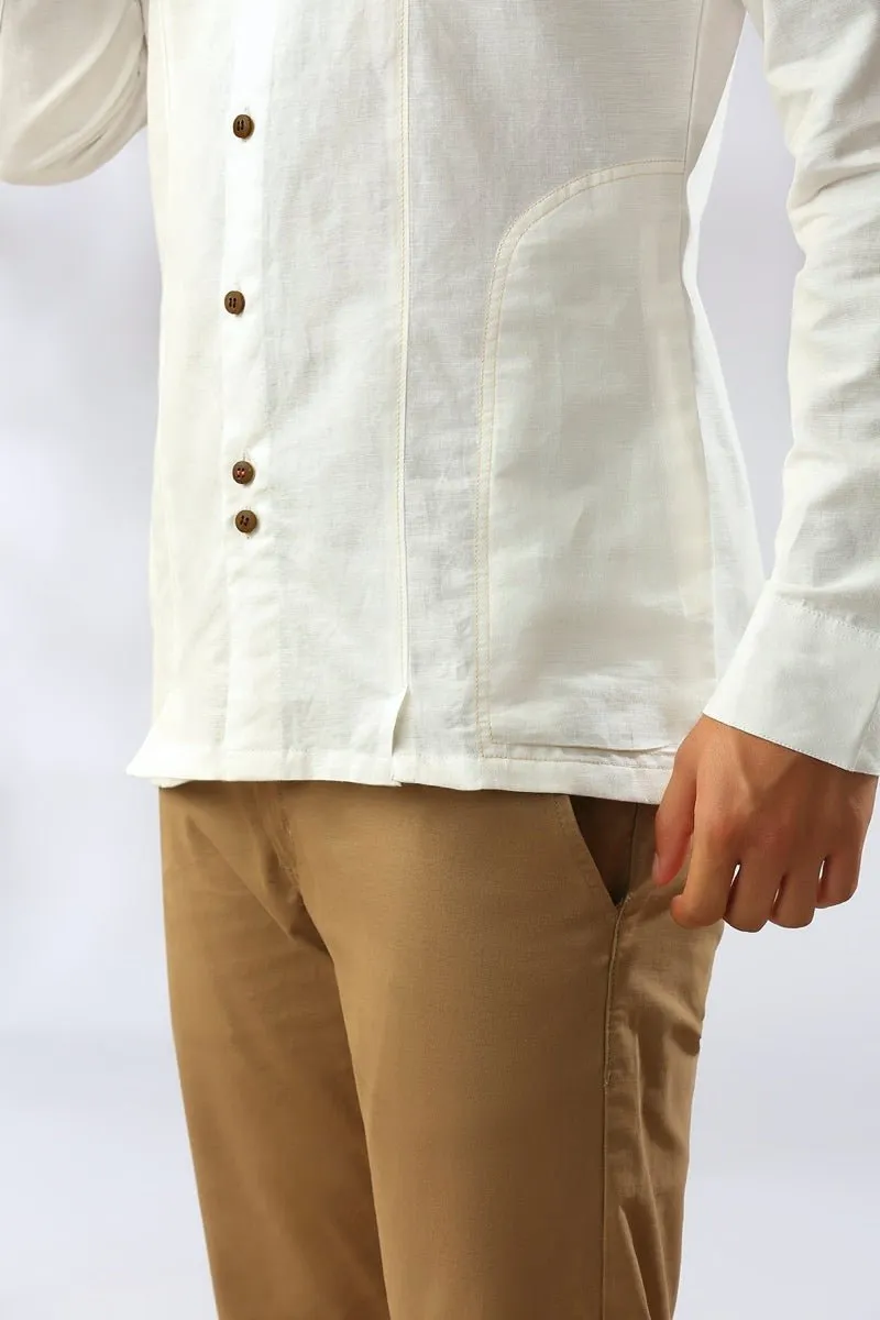 Baobab Bomber Shirt - White