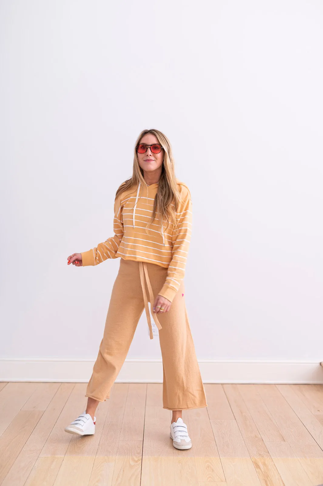 Barb Lounge Pant Cropped, Sand