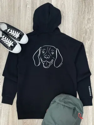 Beagle Zip Front Hoodie