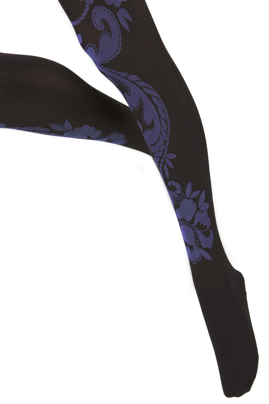 BEBAROQUE SEA HOLLY Purple Tights