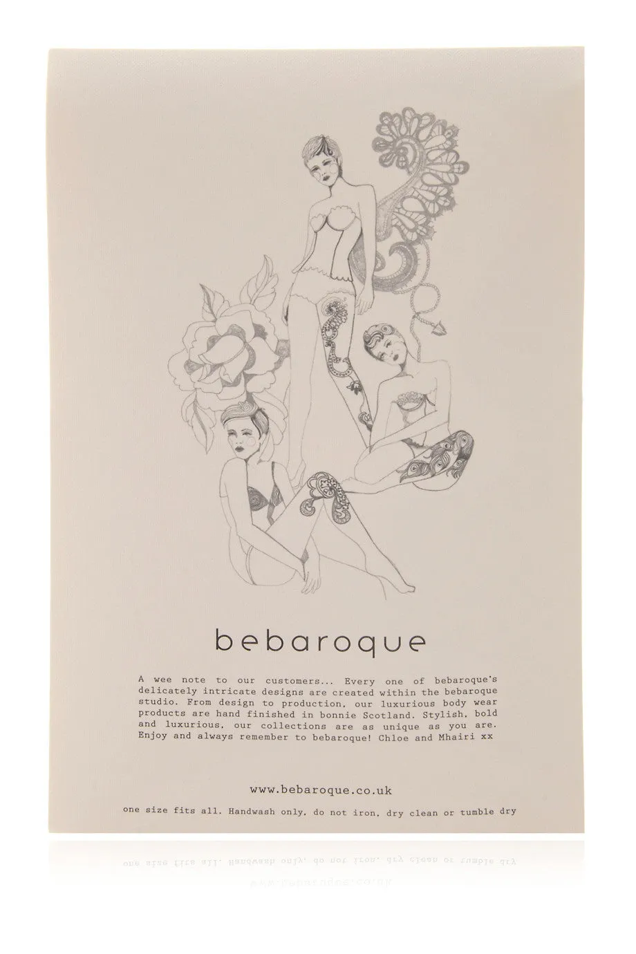 BEBAROQUE SWEAT PEA Tattoo Tights