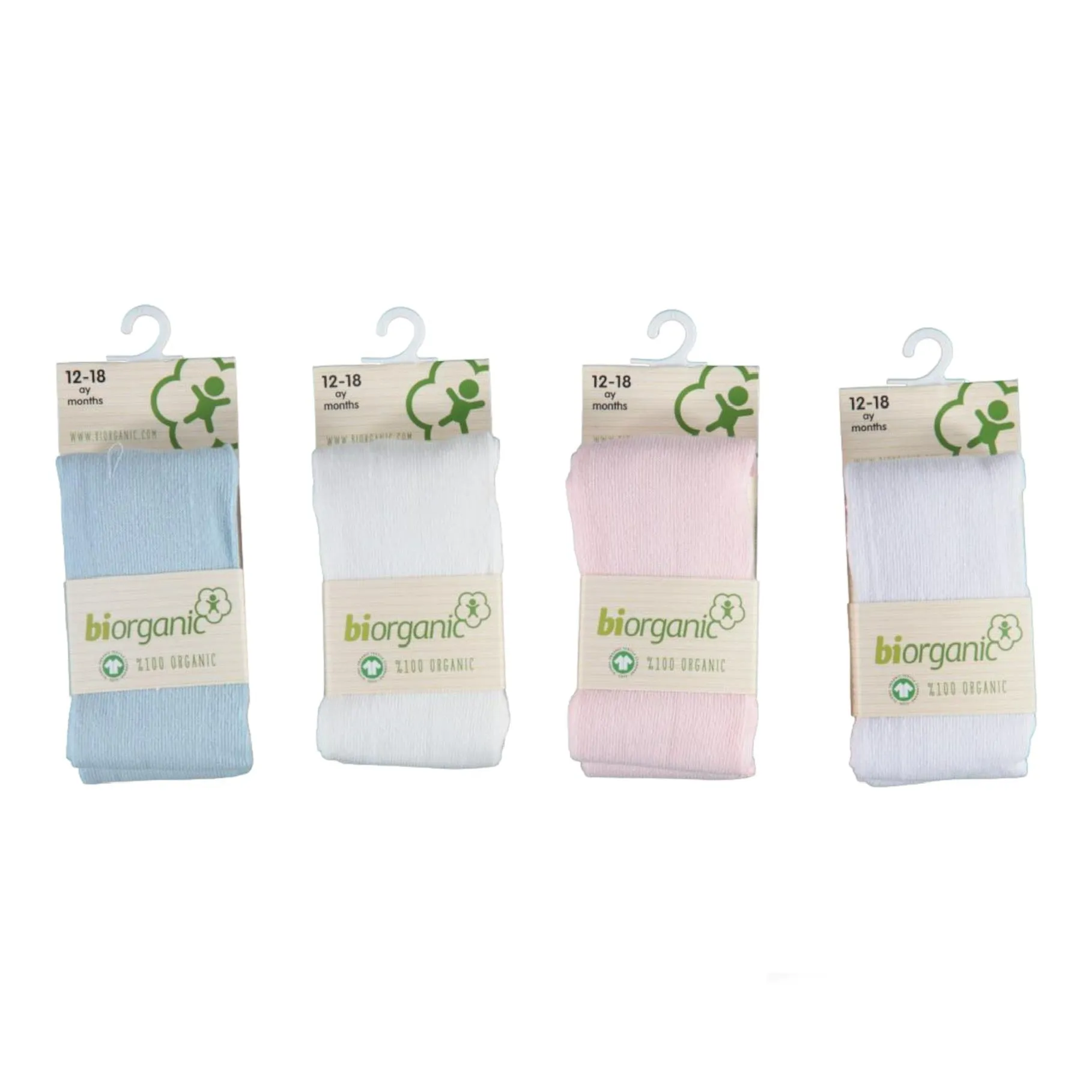 biorganic - tights assorted colours, 100% organic