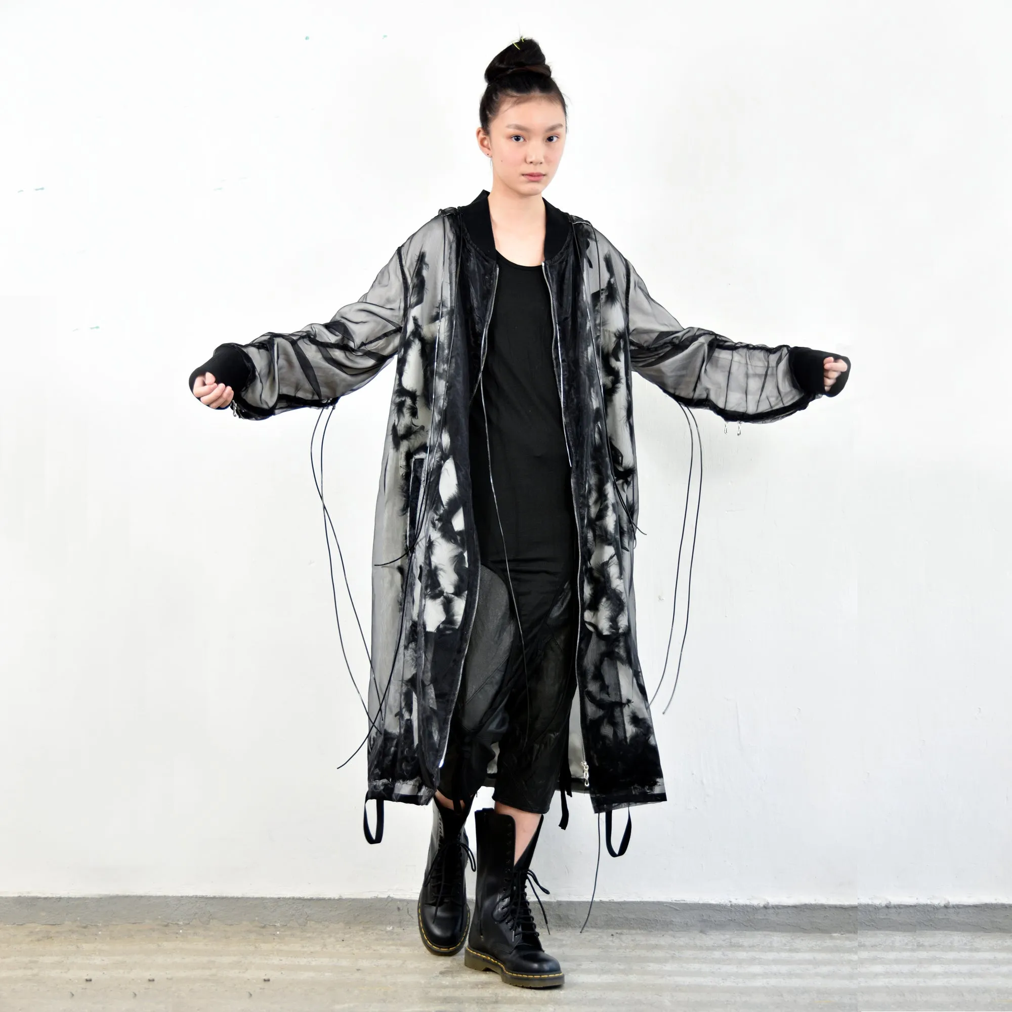 Black Feather Jacket