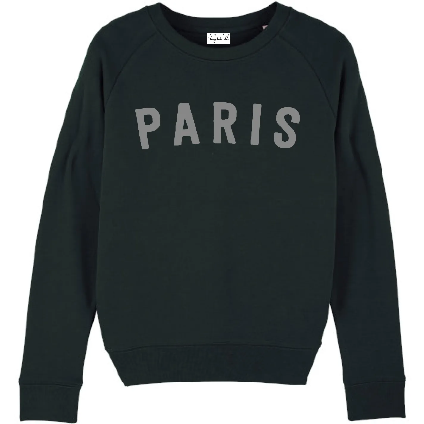 Black PARIS sweatshirt