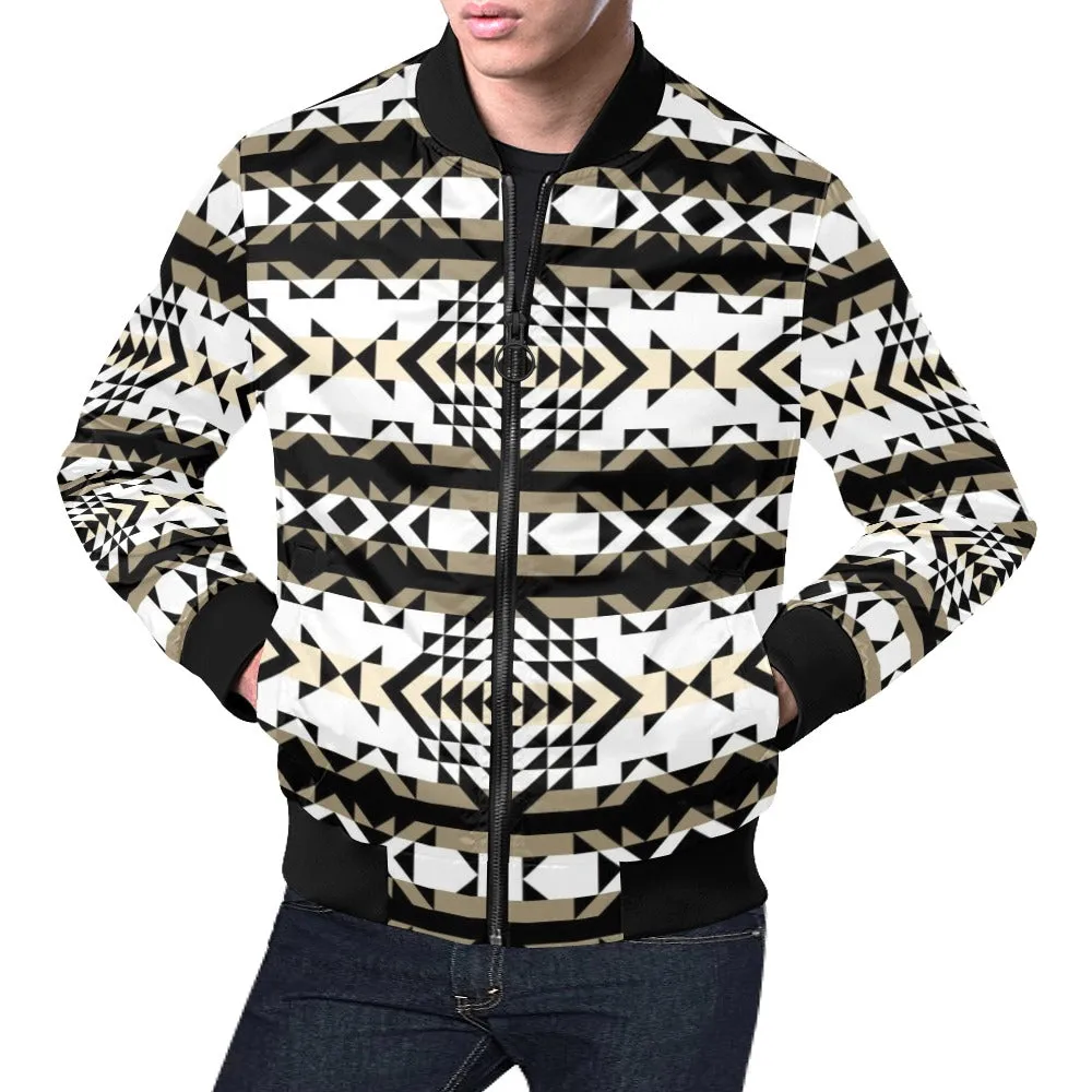 Black Rose Winter Canyon Bomber Jacket for Men