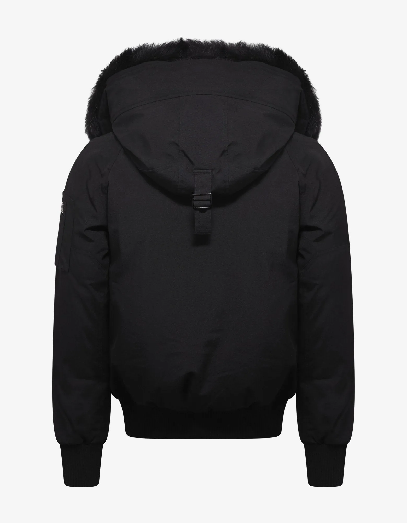 Black Short Down Parka Jacket