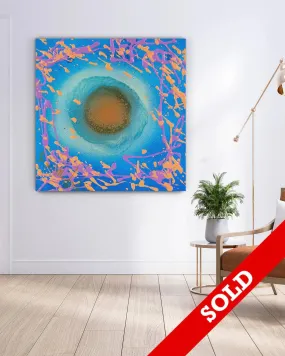 Blue Sun - Original Painting - SOLD