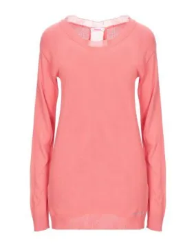 Blugirl Blumarine Women Jumper Salmon pink 10 UK