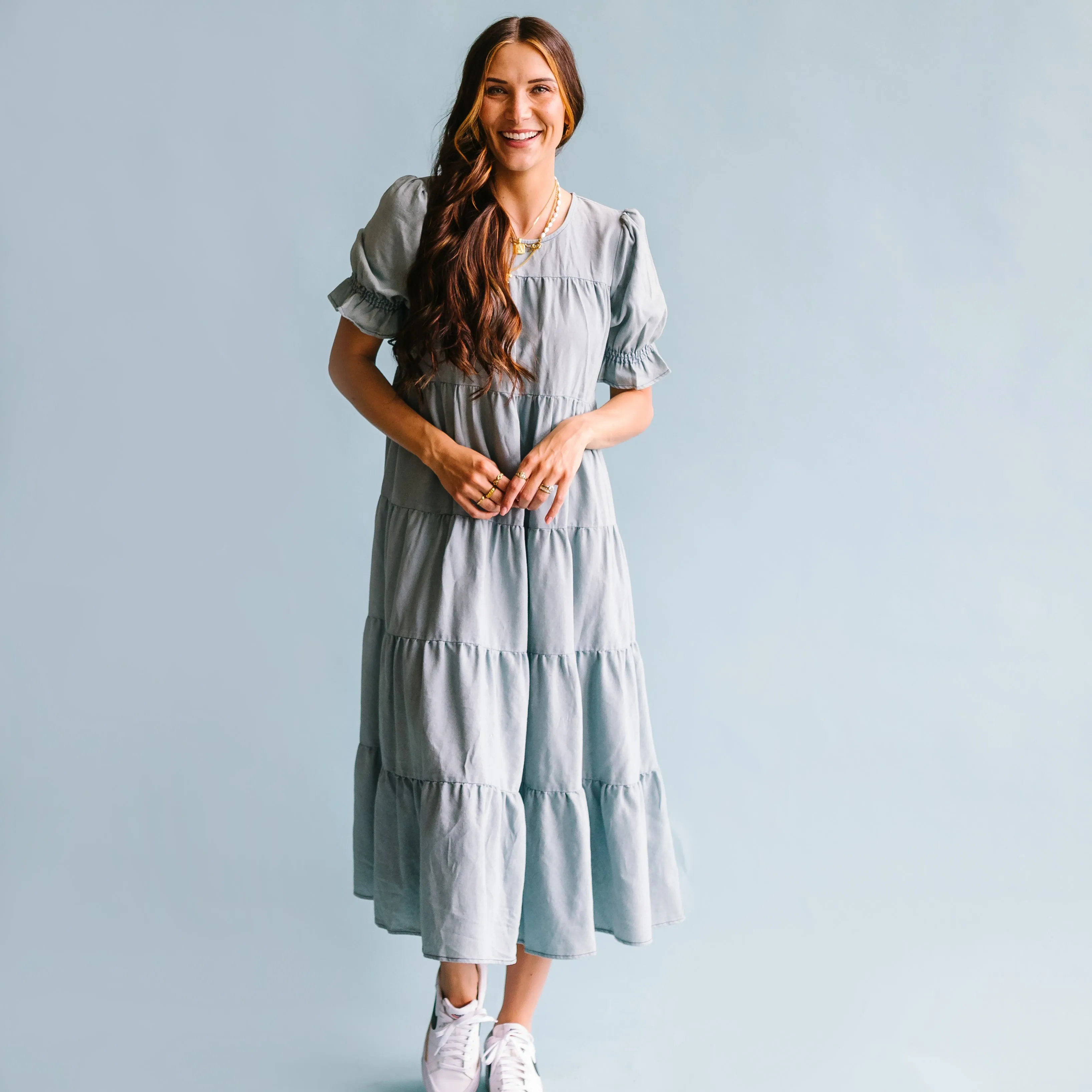 Bohemian Dream Dress // Light Denim