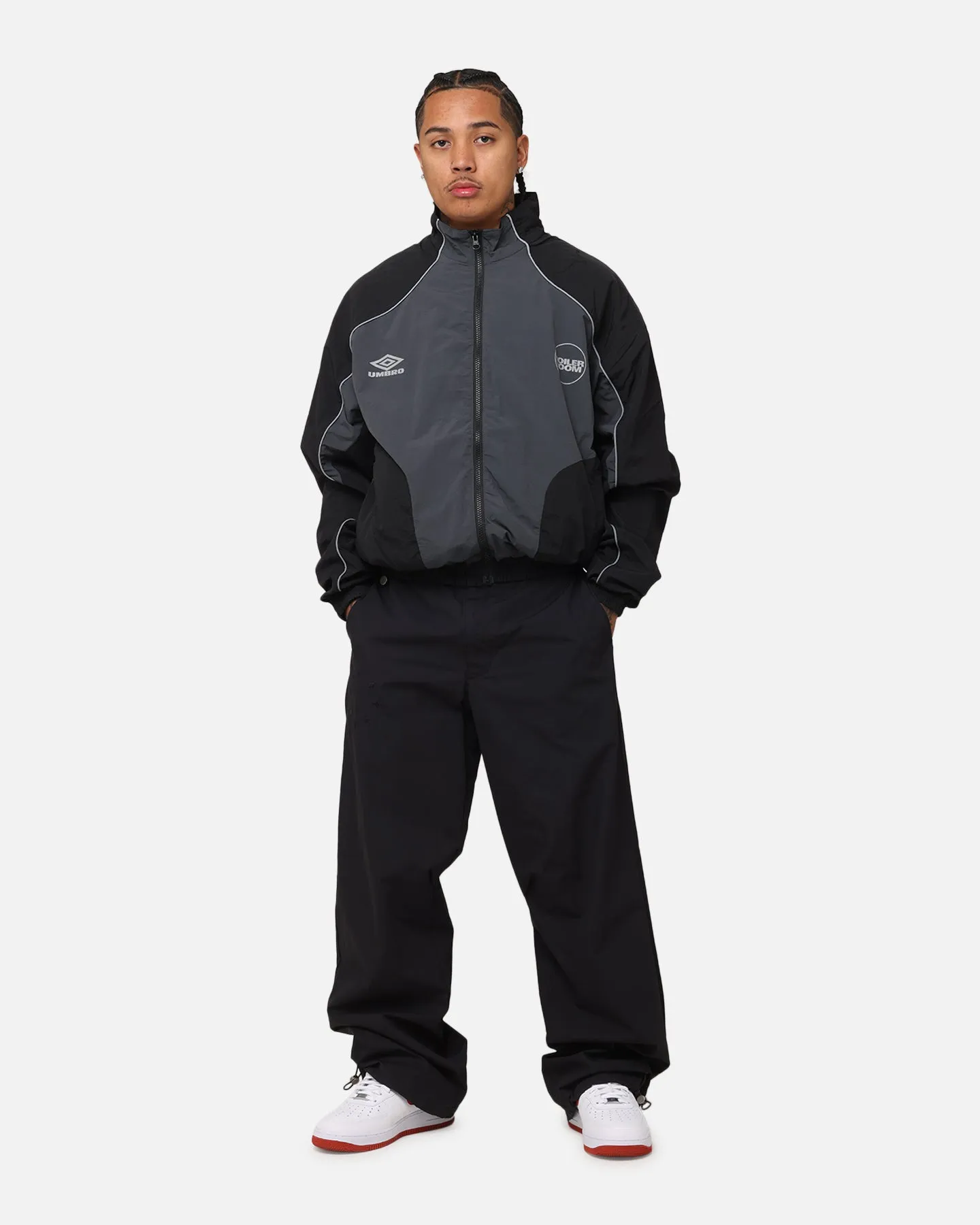 Boiler Room X Umbro Shell Jacket Black