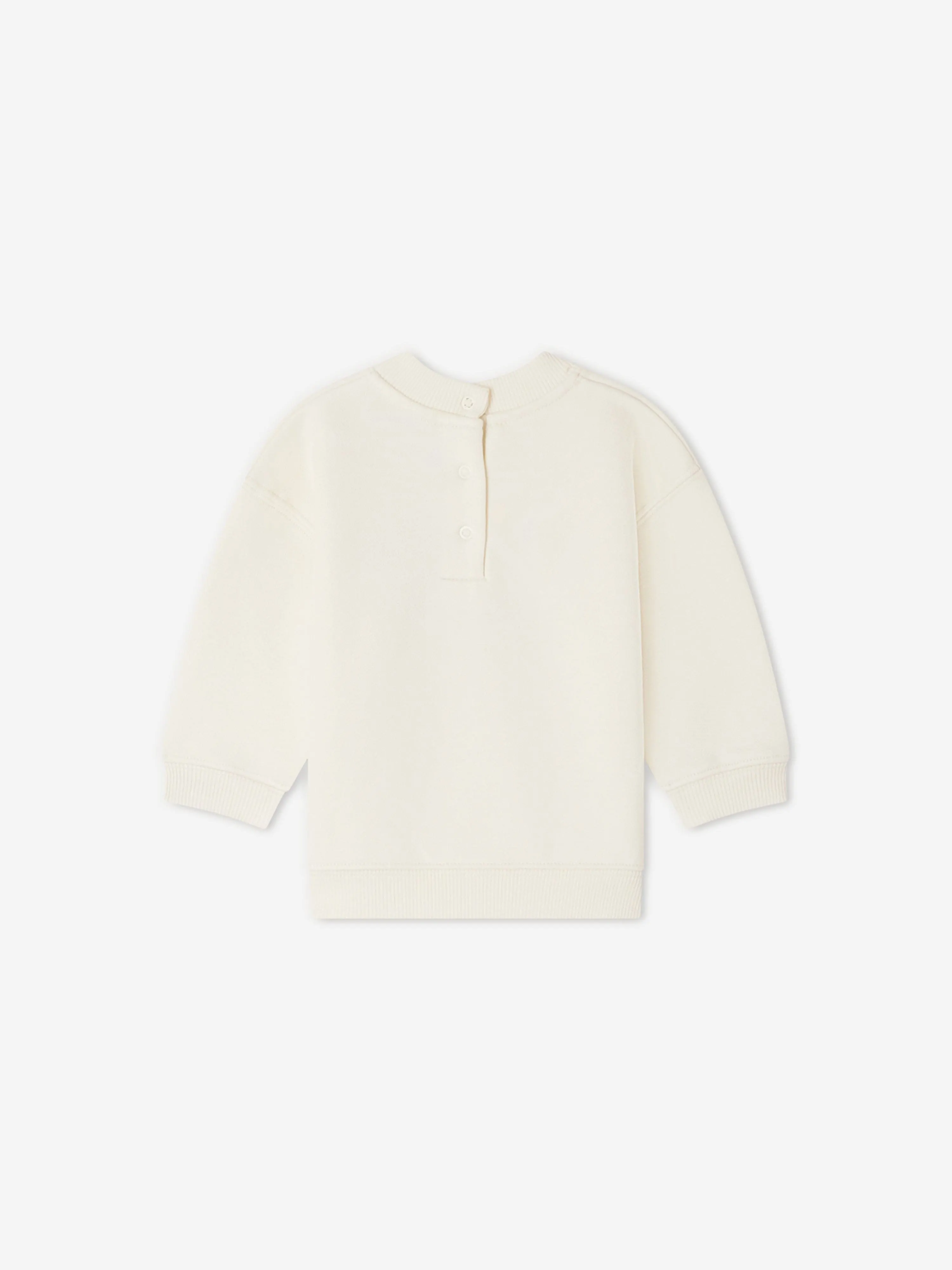 Bonpoint Baby Girls Dahlia Sweatshirt in Ivory