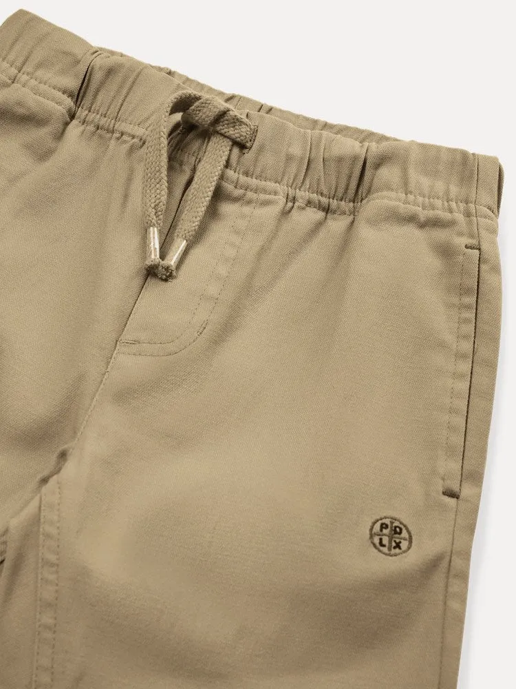 Boy's Enrico Pull On Chinos - Sand