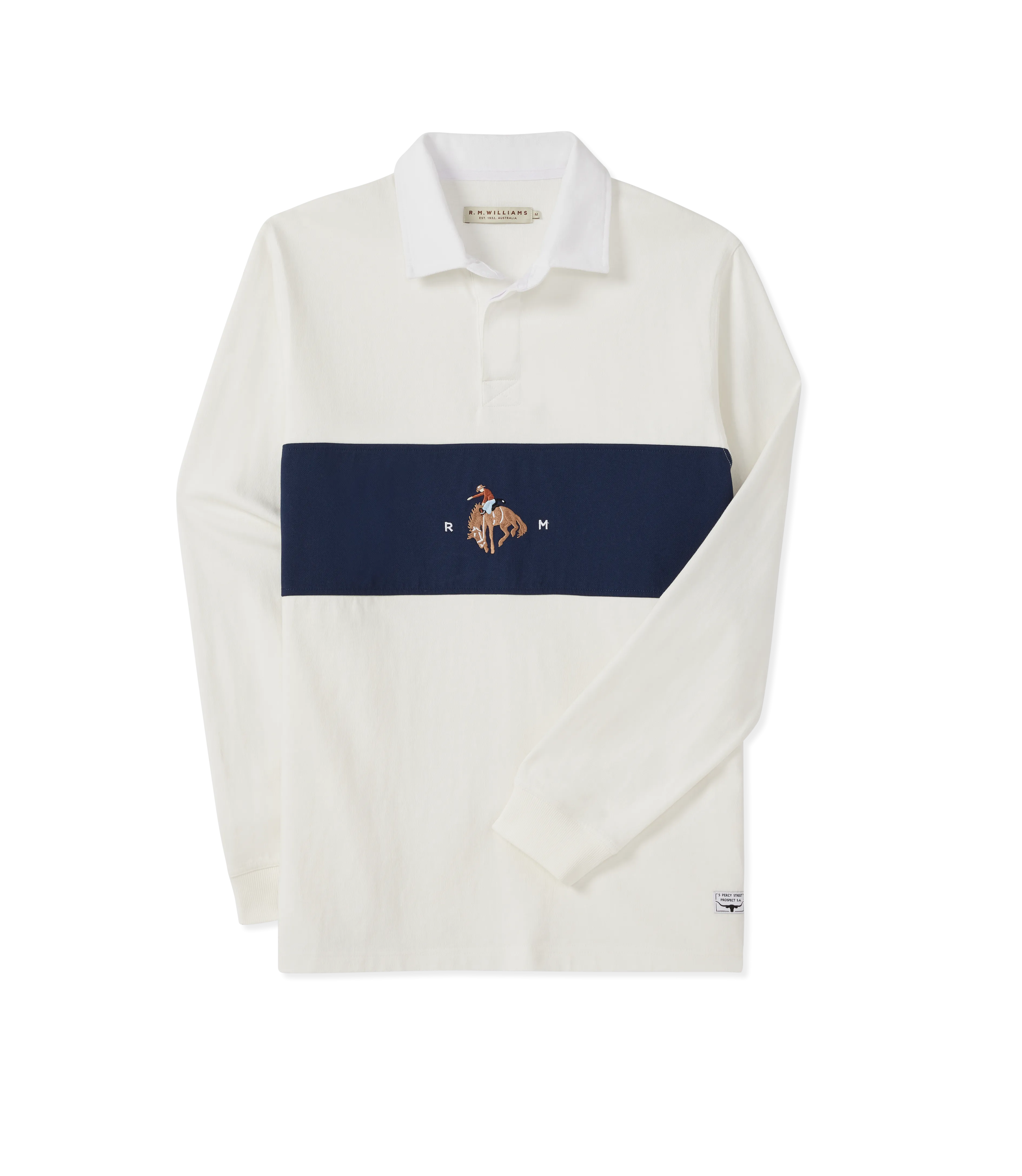 Buck Rugby - White & Navy