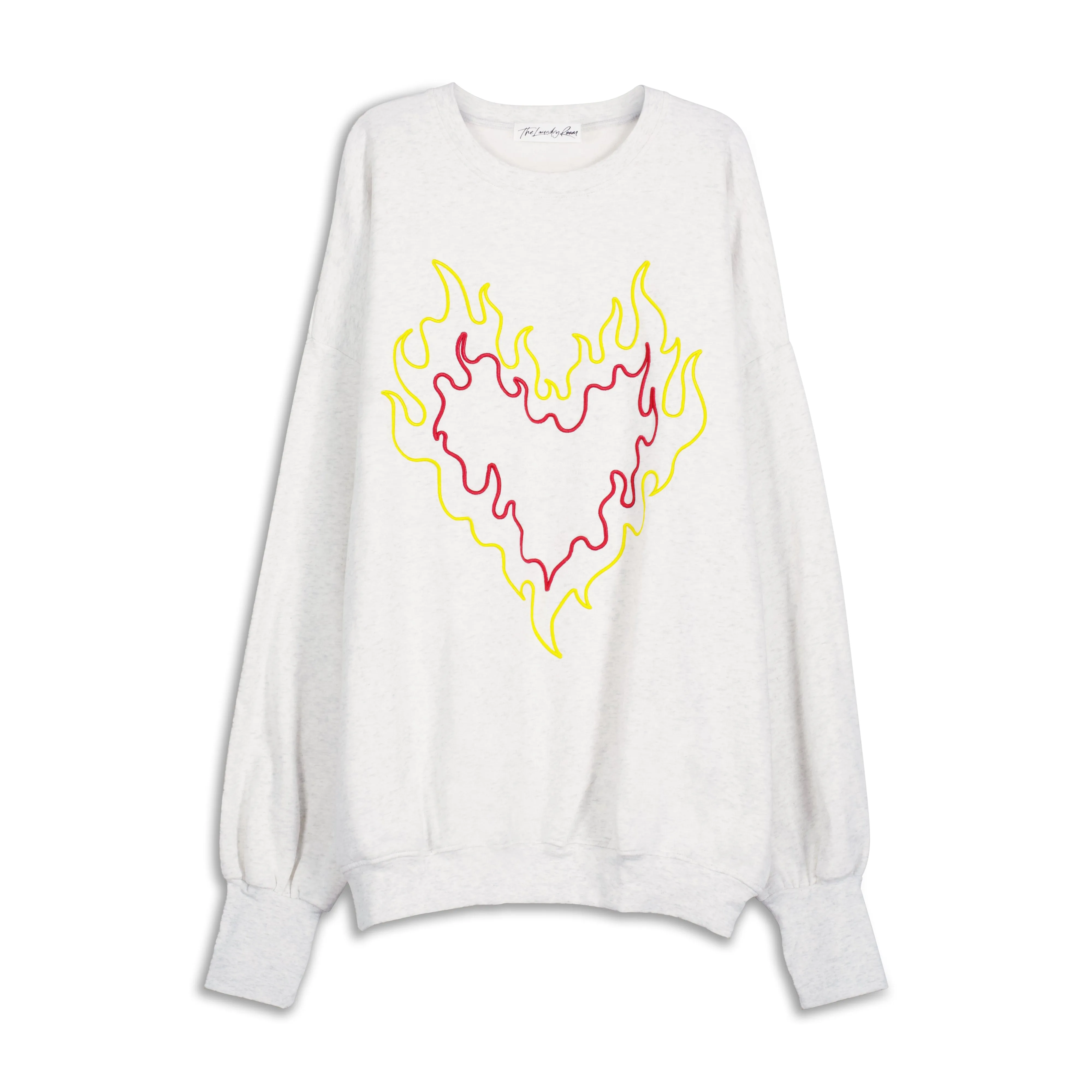 Burn Heart - Jump Jumper - Pebble Heather