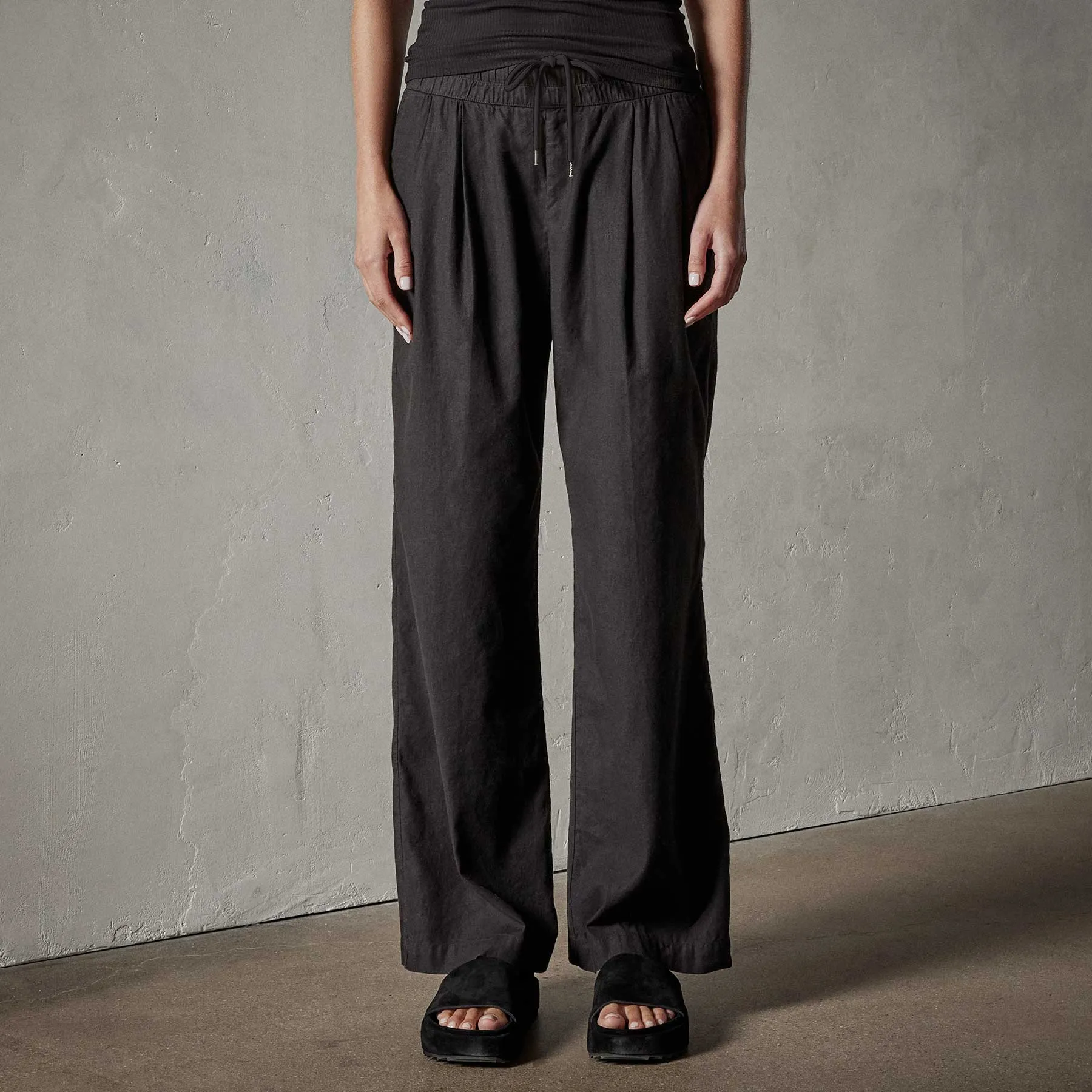 Canyon Linen Pant - Black