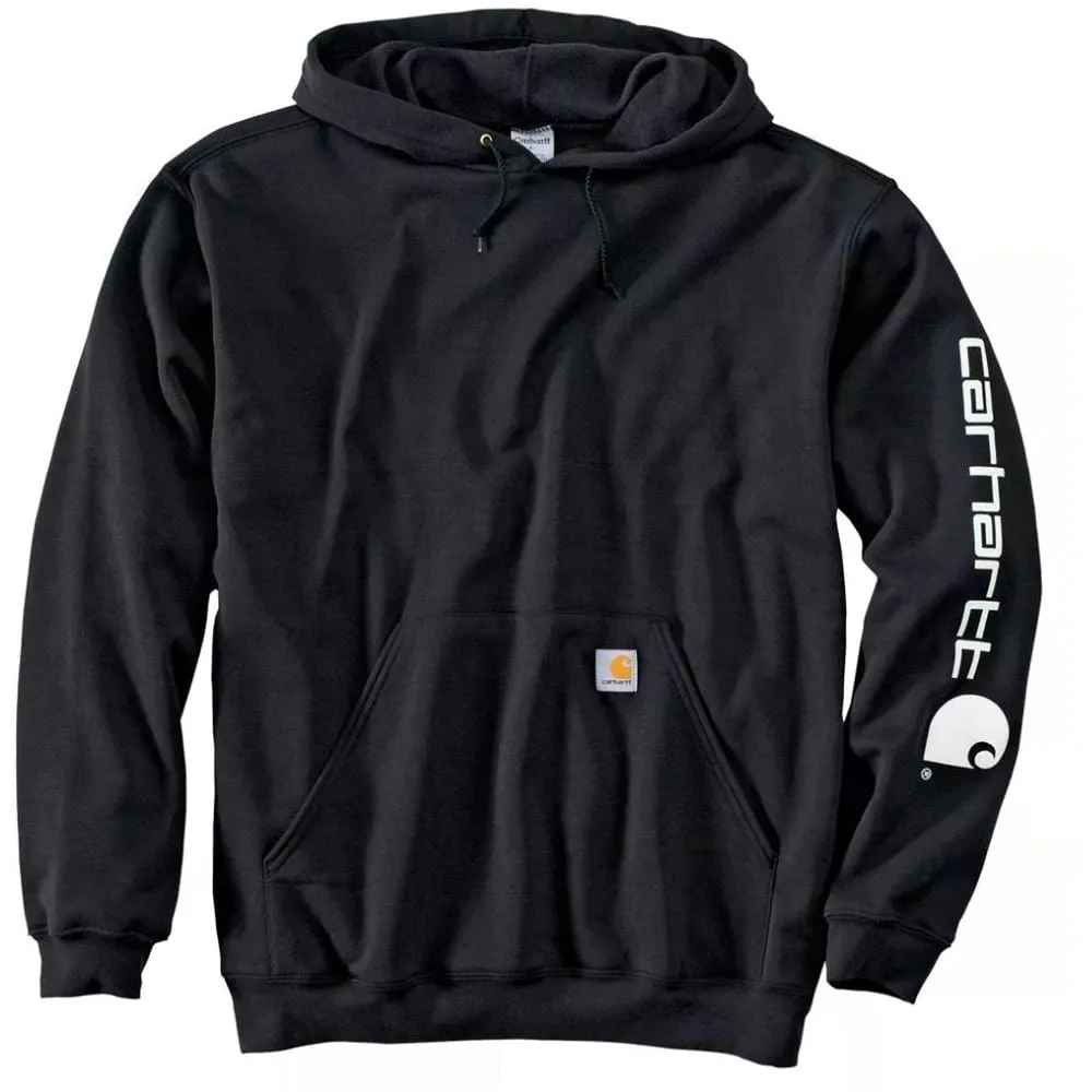 Carhartt Men's Midweight Logo Hooded Sweatshirt