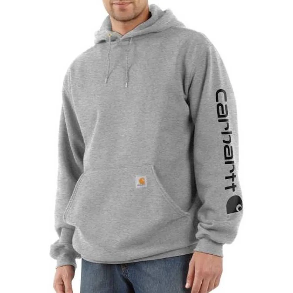 Carhartt Men's Midweight Logo Hooded Sweatshirt