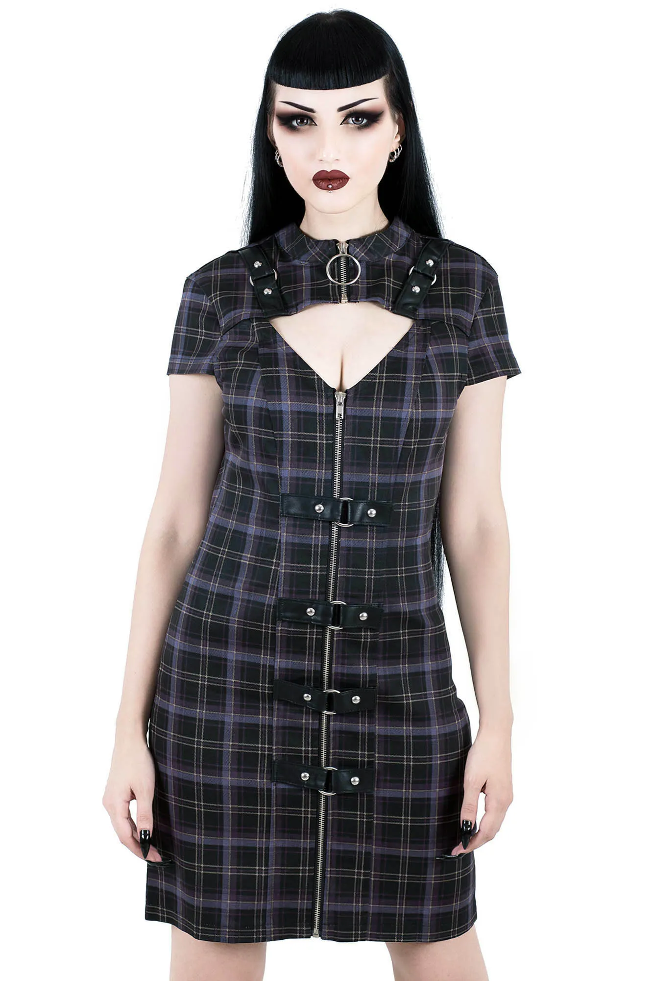 Casey Bodycon Dress [TARTAN]