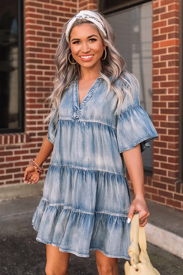 Chic Moment Chambray Dress