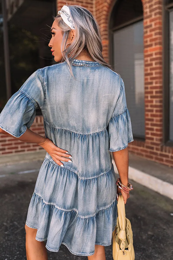 Chic Moment Chambray Dress