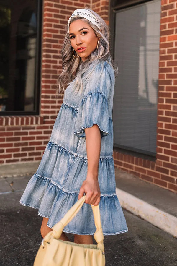 Chic Moment Chambray Dress