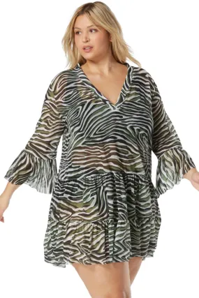 Coco Reef Wild Zebra Enchant Cover Up Dress (U29295)