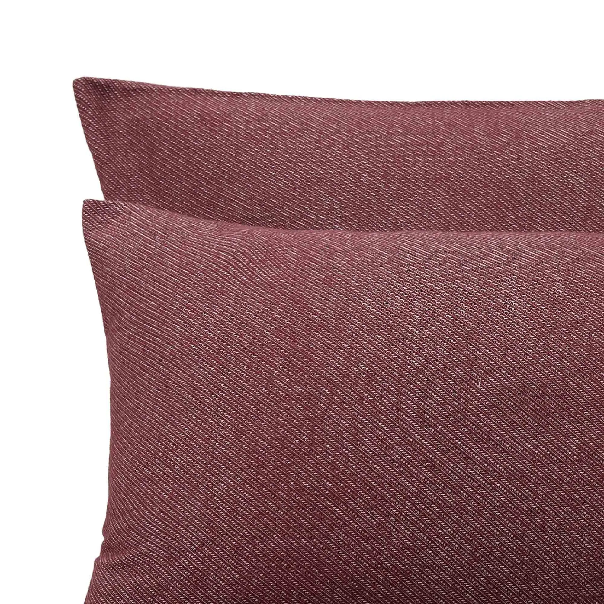 Coelho Bedding [Bordeaux red/Natural white]