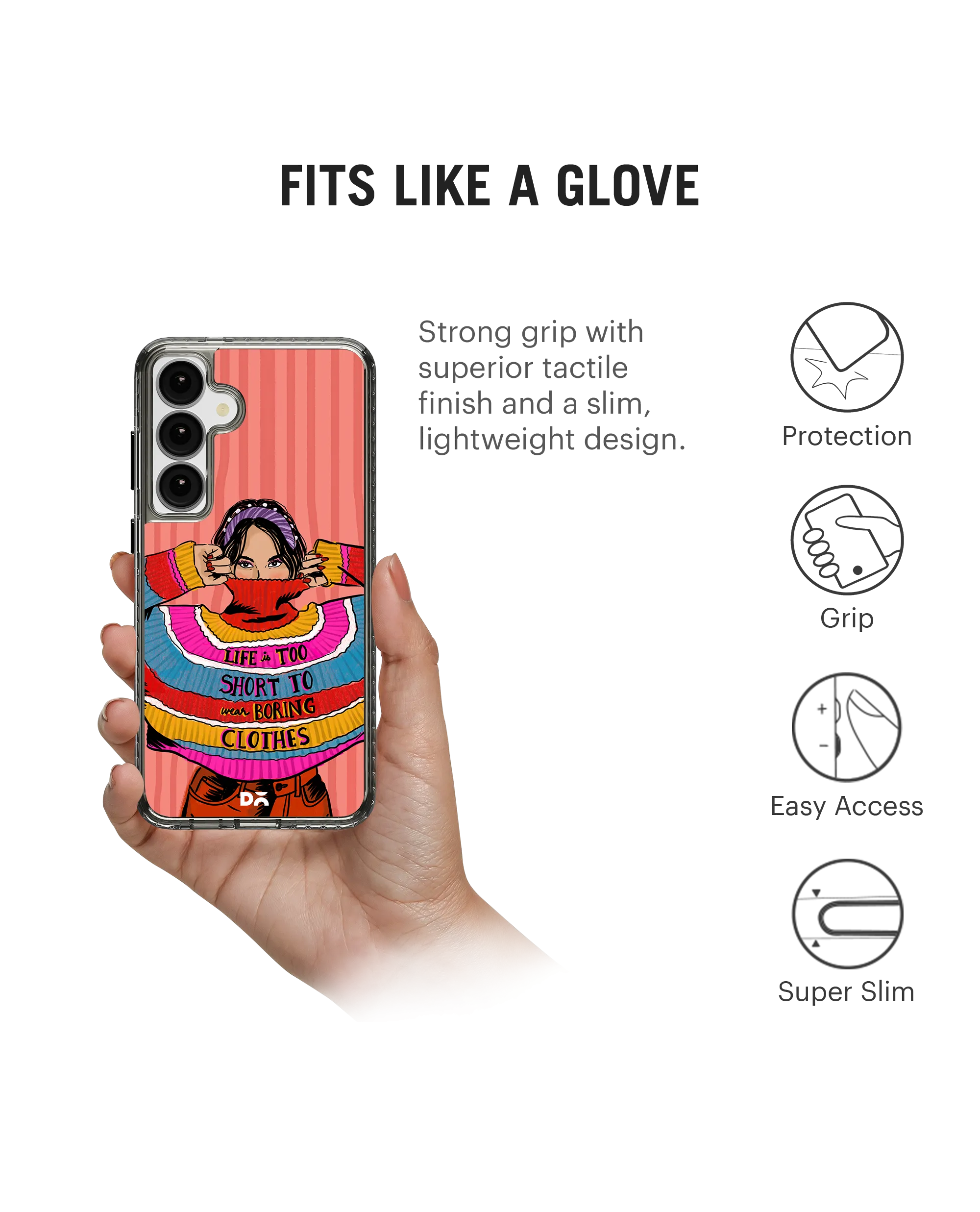 Colourblock Jumper Stride 2.0 Case Cover For Samsung Galaxy S24