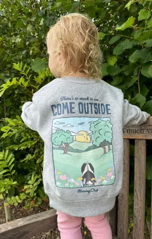 Come Outside Organic Cotton Childrens Sweatshirt