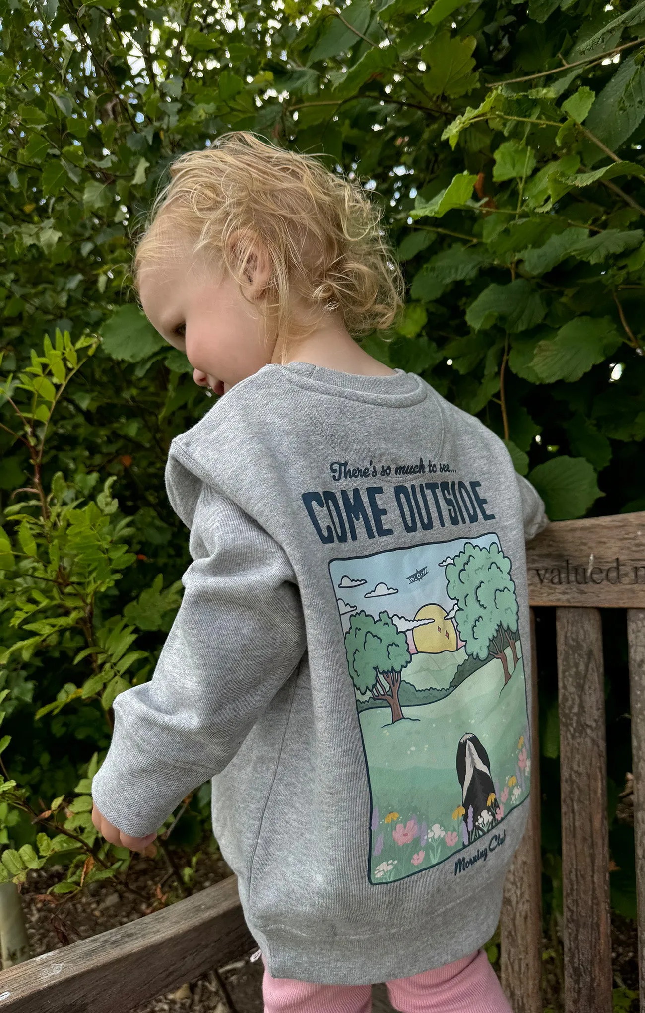 Come Outside Organic Cotton Childrens Sweatshirt