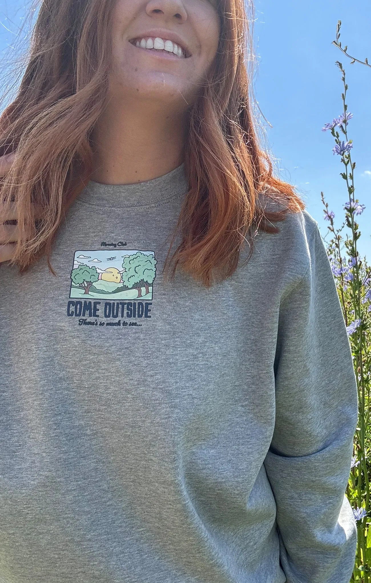 Come Outside Organic Cotton Sweatshirt