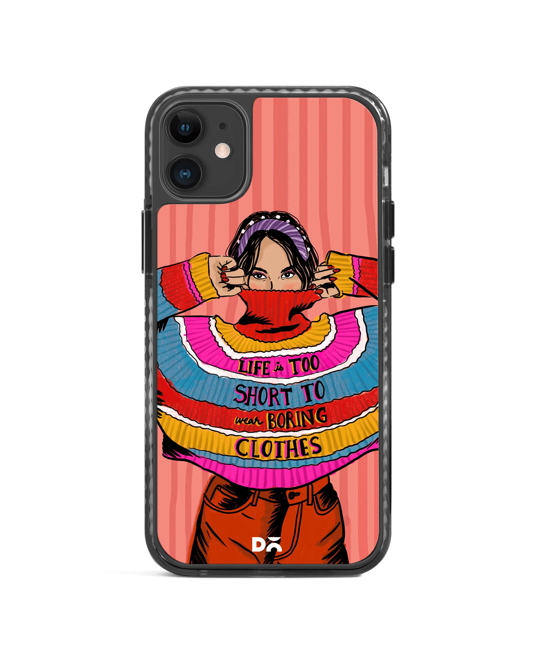 DailyObjects Colourblock Jumper Stride 2.0 Case Cover For iPhone 11