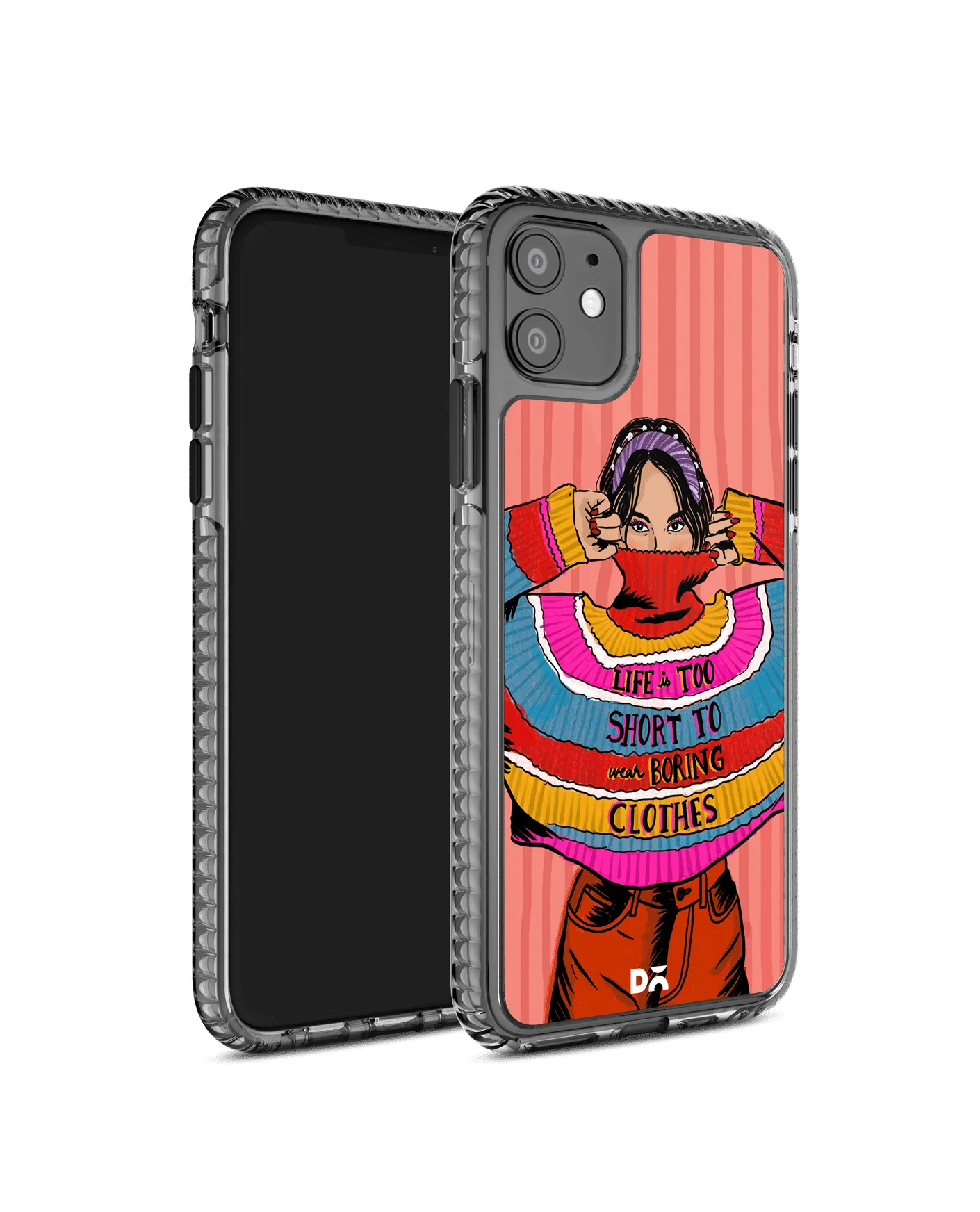 DailyObjects Colourblock Jumper Stride 2.0 Case Cover For iPhone 11