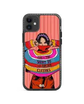 DailyObjects Colourblock Jumper Stride 2.0 Case Cover For iPhone 11