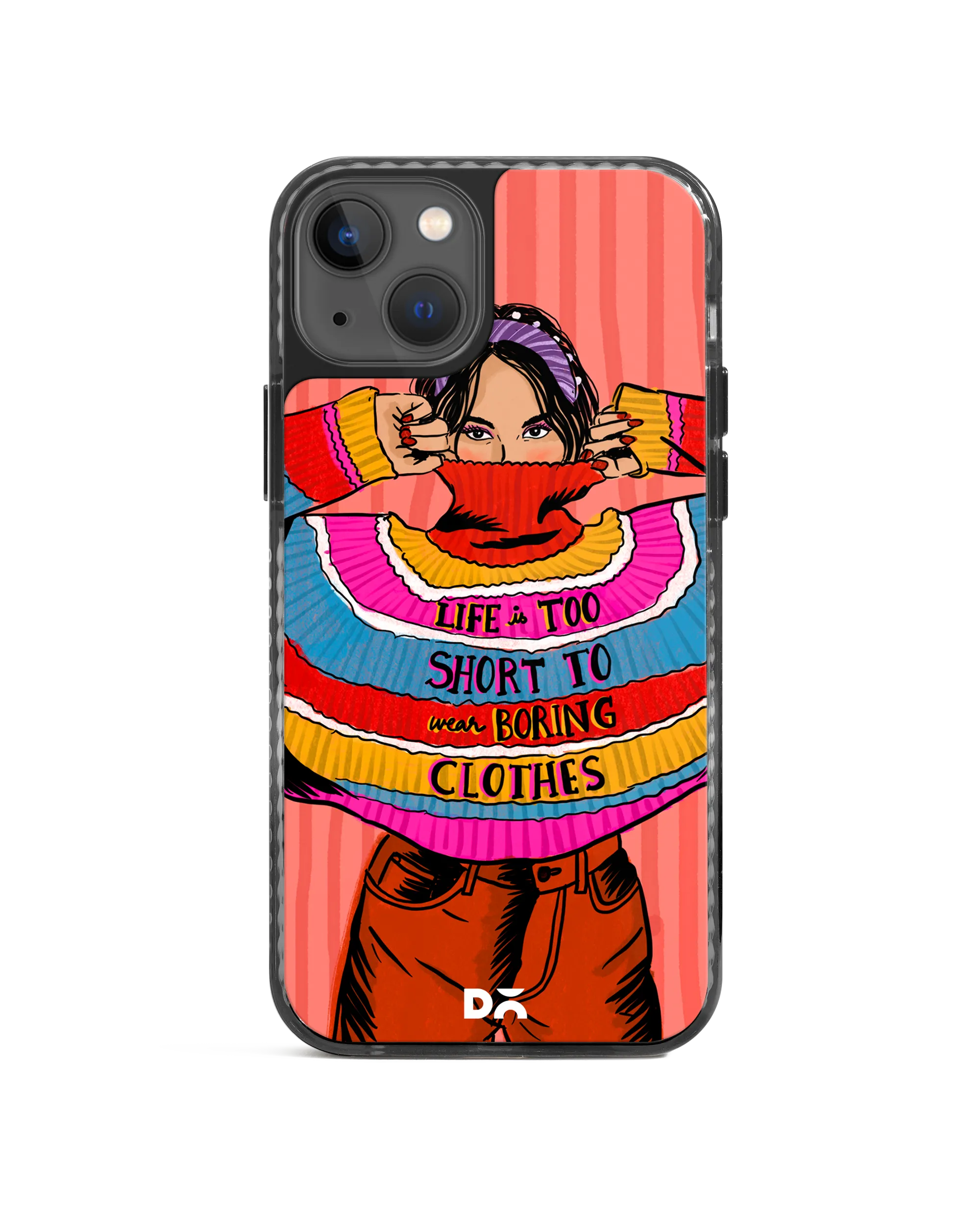 DailyObjects Colourblock Jumper Stride 2.0 Phone Case Cover For iPhone 15 Plus