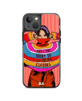 DailyObjects Colourblock Jumper Stride 2.0 Phone Case Cover For iPhone 15 Plus