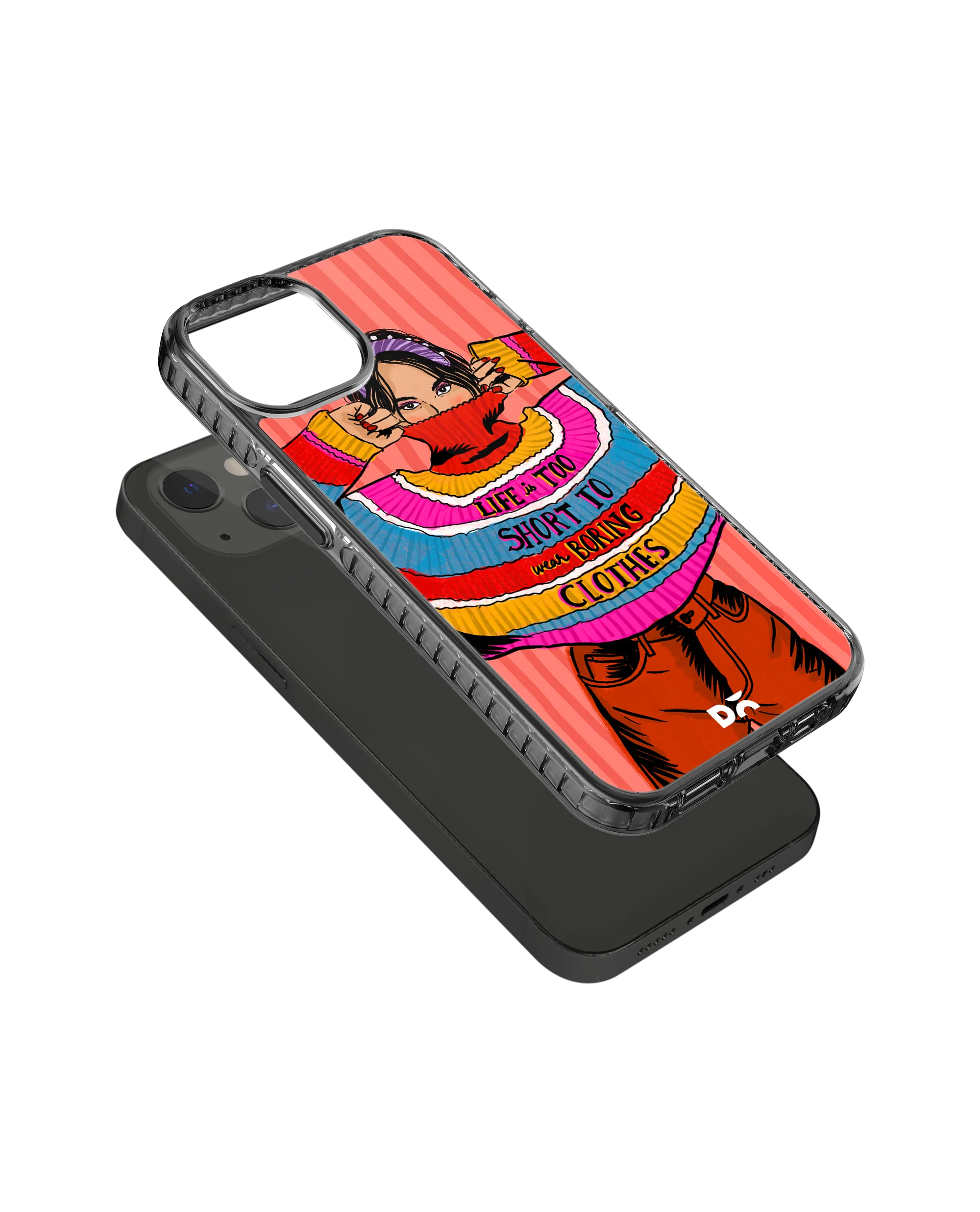 DailyObjects Colourblock Jumper Stride 2.0 Phone Case Cover For iPhone 15 Plus