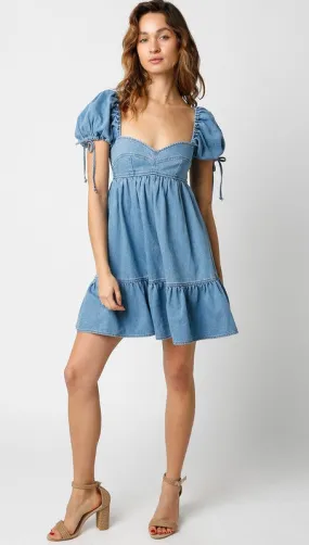 Denim Baby Doll Dress