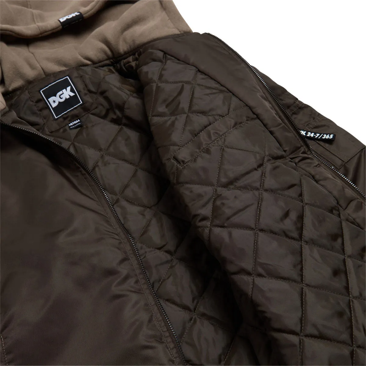 DGK Mindset Bomber Jacket - Brown