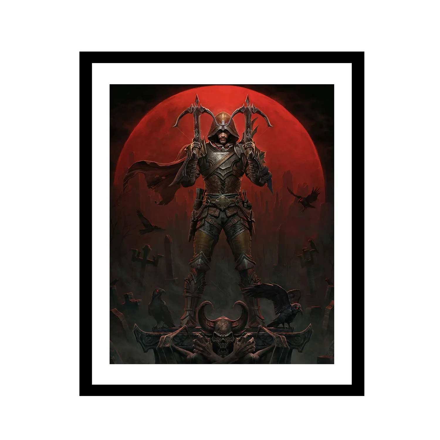 Diablo Immortal Demon Hunter 40.5x51cm Framed Art Print