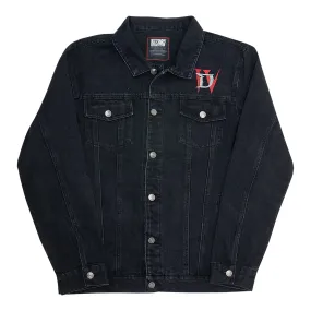 Diablo IV Denim Black Button-Up Jacket