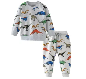 Dinosaurs Soft Cotton Tracksuit