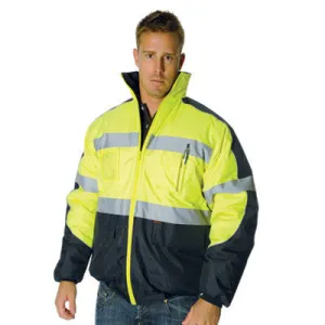 DNC Hi Vis D/N Contrast Bomber Jacket (3992)